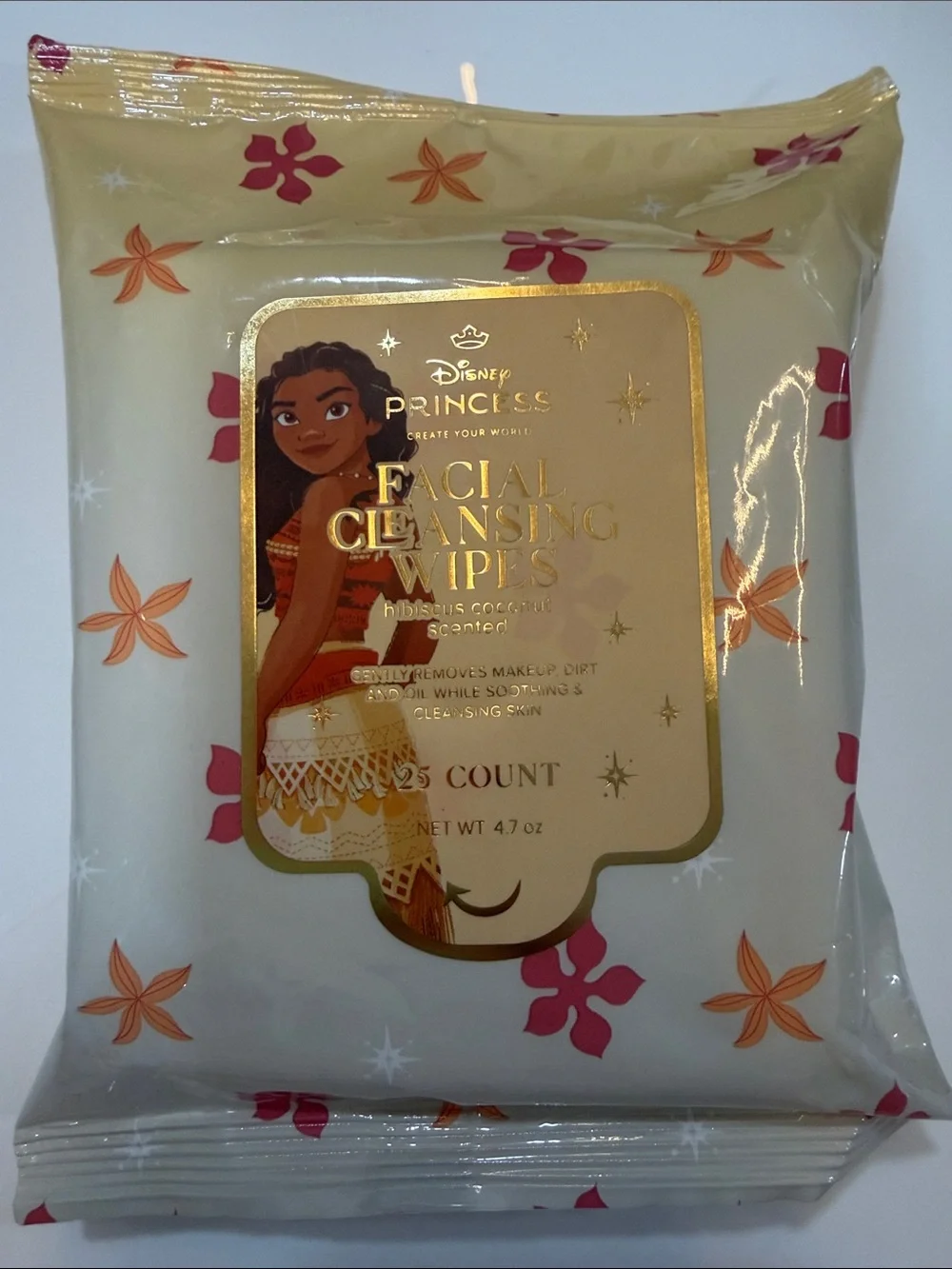 Disney Moana Bubble bath, bath salts, bath bomb and facial cleansing wipes combo